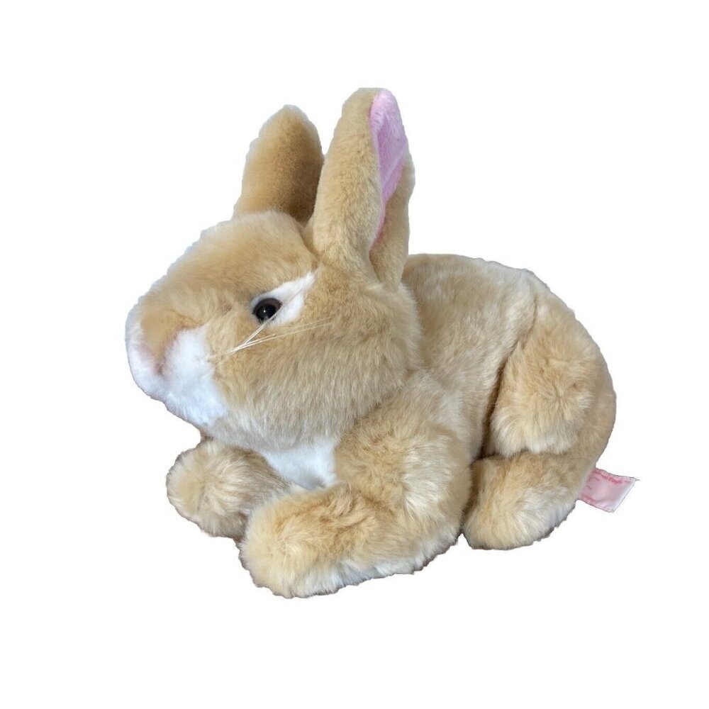 Realistic Tan Bunny Rabbit Stuffed Plush Mouse In The House 14” Weighted Easter